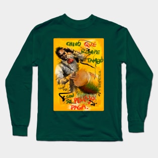 Chivo que rompe tambó Long Sleeve T-Shirt